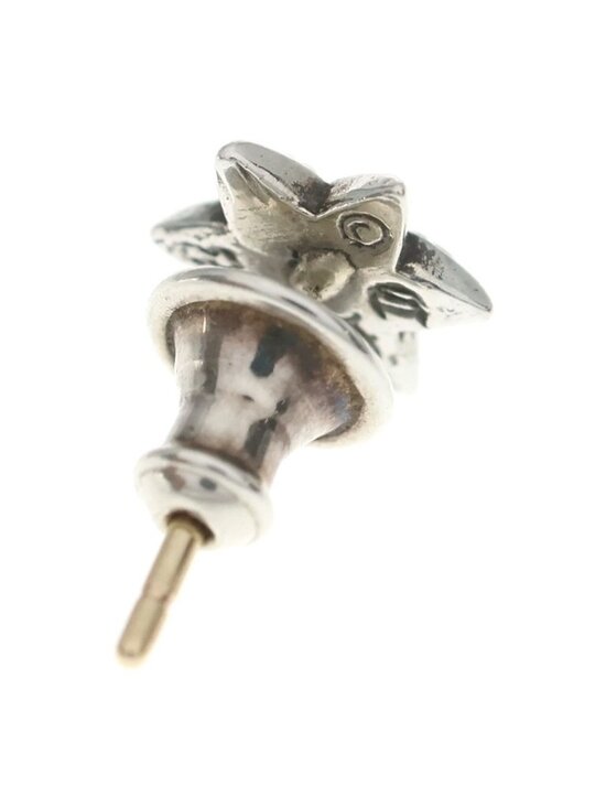 Chrome Hearts CO Star Stud Earrings Silver